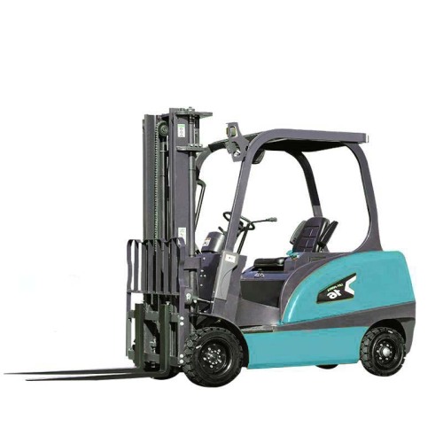 Special electric forklift with solid tires work