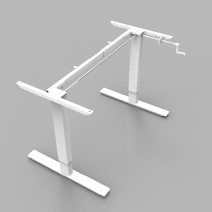 Hand Crank Adjustable Desk Stand Up Tables
