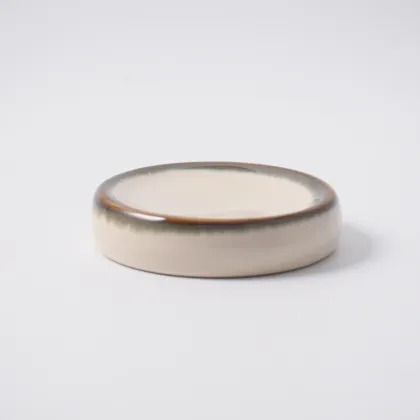 Black ceramic towel bar pottery soap dispenser