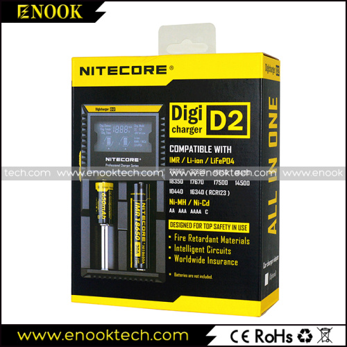 2017 Nitecore D2 E-cig Battery Charger