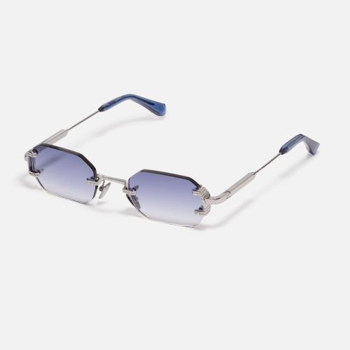 Diamond Cut Rimless Sunglasses