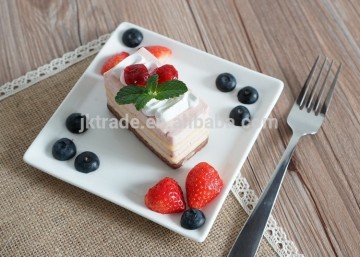 White porcelain tableware western ceramic dish