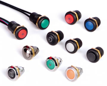 16mm IP67 στιγμιαία/μανδάλωση διακόπτη κουμπιού