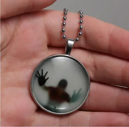 Blue stone power energy stone necklace