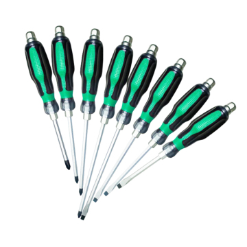 PVC TPR Handle Hammer Screwdriver Phillips Ph2 Ph3 CRV Impact Tools 6.3mm 8mm 4-12 Inch