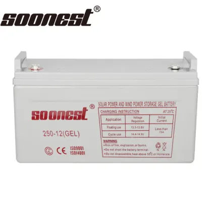 Soonest Rechargeable Deep Cycle Solar Gel Battery 12V 250Ah 200Ah 100Ah - Lead Acid AGM Varta Gel Battery Manufacturer in China