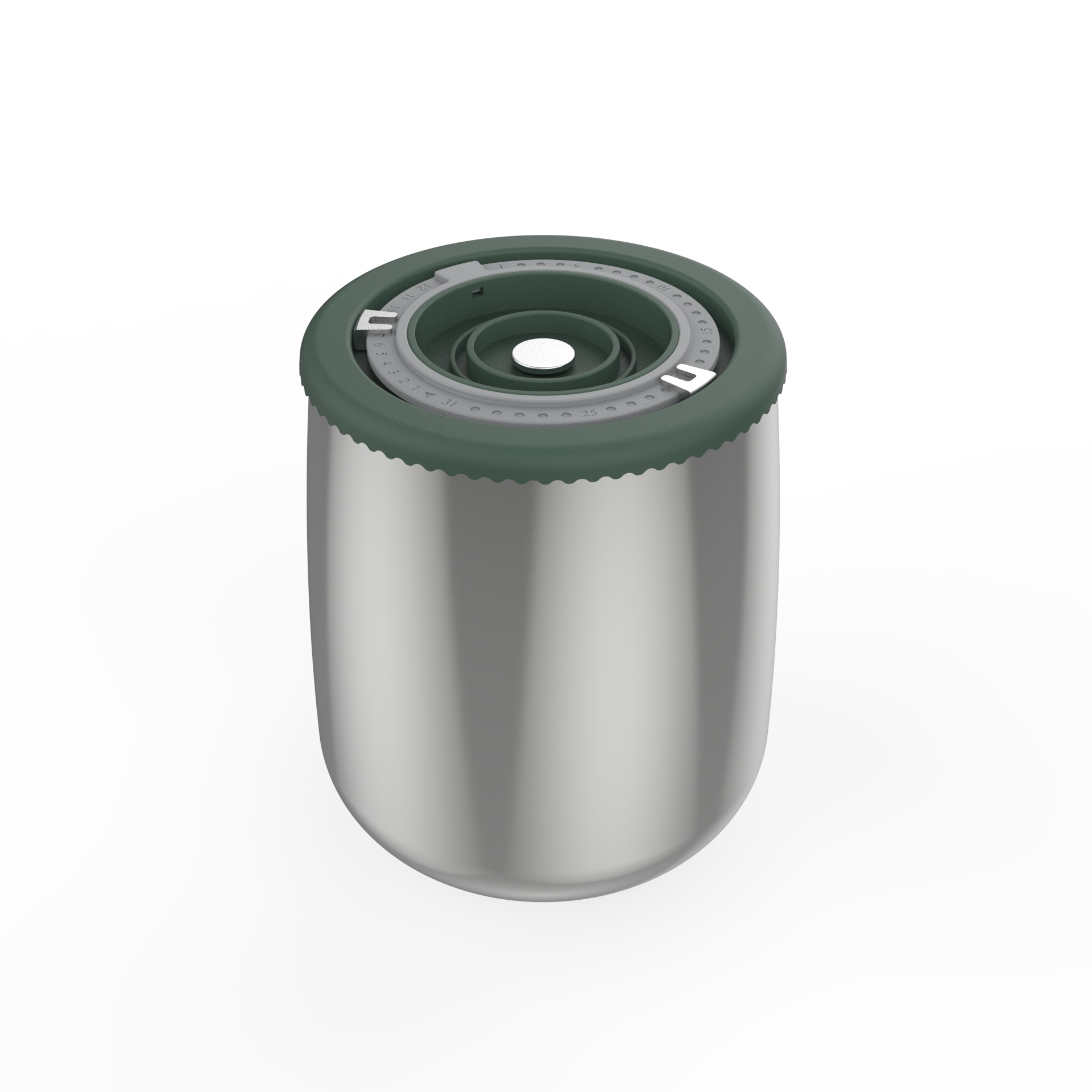 steel coffee canister