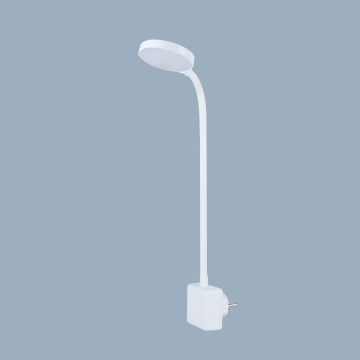 Dimmable Flexible Gooseneck Touch Sensor Wall Lamp with LED - Perfect for Study Rooms