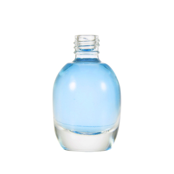 Custom Round Clear Cosmetic Glass Nail Polished Bottle