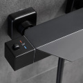 Matte Black Thermostatic Simple Duschhahn