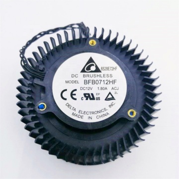 Delta BFB0712HFDC12V 1.80A berkualitas tinggi untuk GTX460/480/580/670 Pendinginan Kartu Grafis