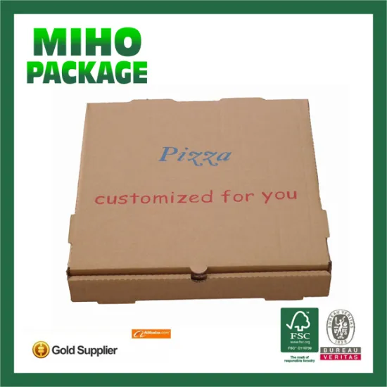 custom printed custom paper pizza box