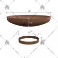 Klassische Metal Fire Bowl