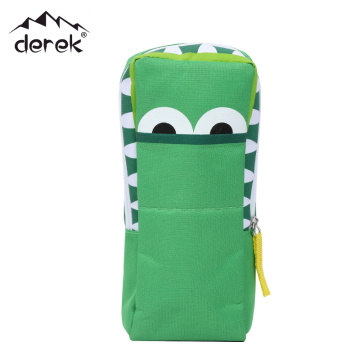 Bolsa de lápiz de lápiz de pie estampado bolsita de pluma con cremallera