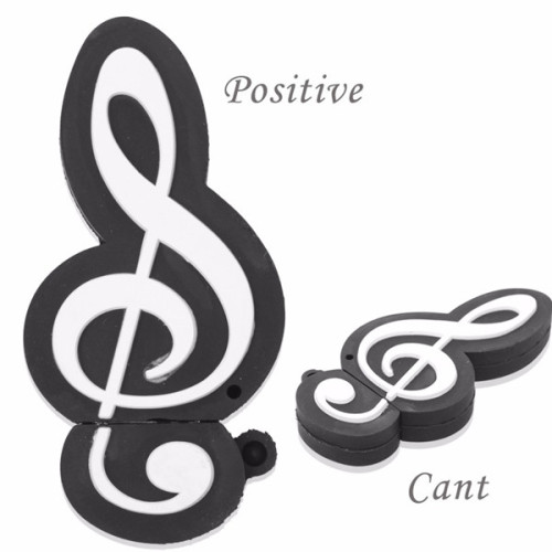 Mini music shape usb flash drive tools