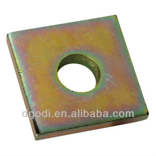 galvanized steel square hole washer