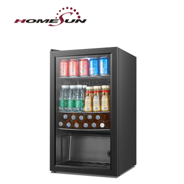 BG-93 DOE Approved Small Mini Glass Door Fridge Freezer - New Energy Class