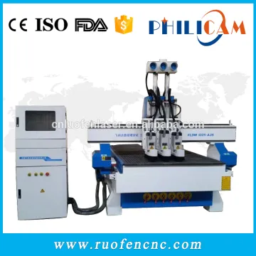Philicam Wood working funiture made cnc router machine / 3D wood cnc router for sale