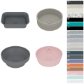 Modern Grey Concrete Wash Basin with Textured Surface - Rectangular Bathroom Sink - OEM New Model