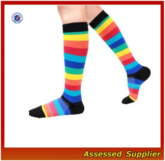 Compression Socks (Fun Patterns 20-30mmHg) Men & Women Running Casual Socks--ZP01185