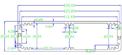 Aluminum Shell Charging Treasure Box, Battery Booster, and Power Amplifier Case: 120x120x35mm Specifications and Details