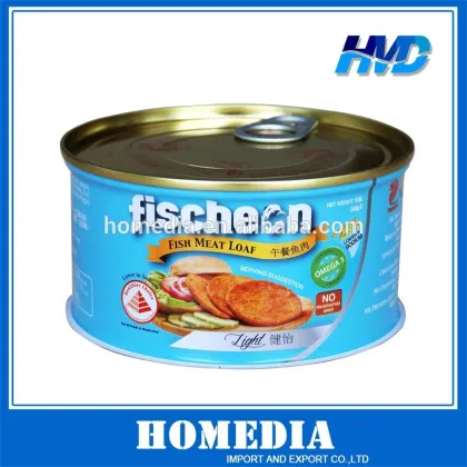 Tin can for fish
