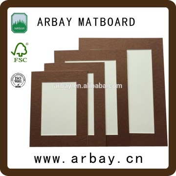 Huizhou Arbay high quality thick picture frame matboard,directional top mount board