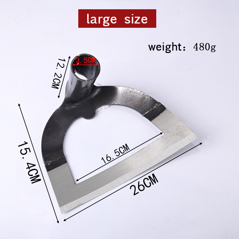 Stirrup Hollow Hoe Agricultural Land Reclamation Weeding Tools Garden Digging Hoe