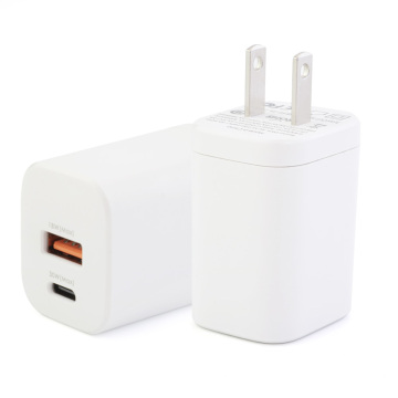 US EU UK AU Universal 30W USB -C PD Fast Laying Wall Charger - Mini Travel Charger voor telefoons