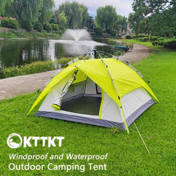 Toffer 2-3 qof ayaa la qaadan karaa teendhada gobakashada - ultralight, biyuhu biyuhu waxay taabantahay