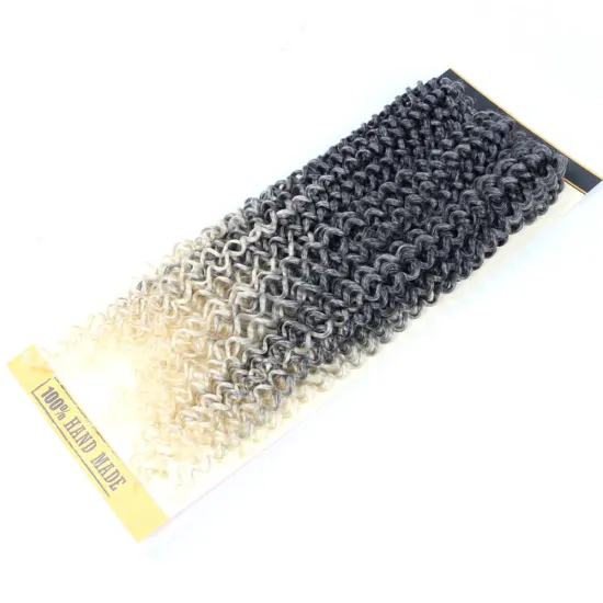 3 Bundles One Pack Freetress Water Wave Prestretched Braiding Hair Attachment Deep Ocean Wave Synthetic Crochet Braiding Hair
