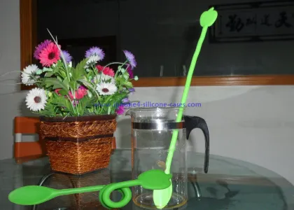 Bendable Coffee Spoon / Flexible Stirring Rod For Silicone Kitchen Utensils