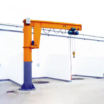 Fixed Column Slewing Electric Hoist Jib Crane