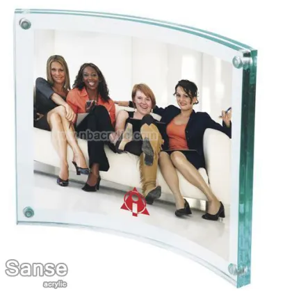 Acrylic Curved Picture Frames,Acrylic Curved Magnetic Photo Frames