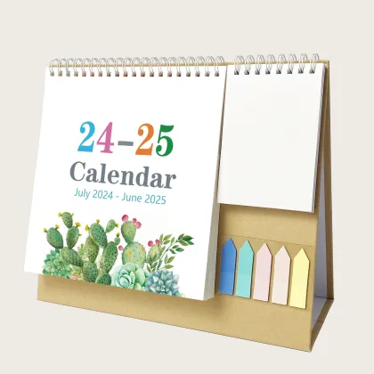 2025 Multi-Function Pocket Desk Calendar Planner