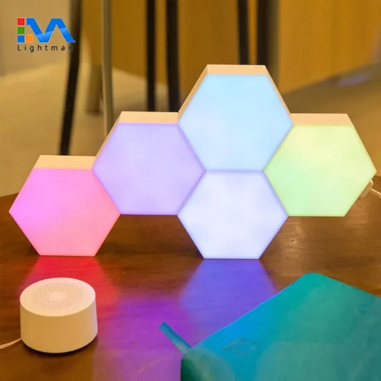 6-Sided Hexagonal RGB LED Panel Lamp