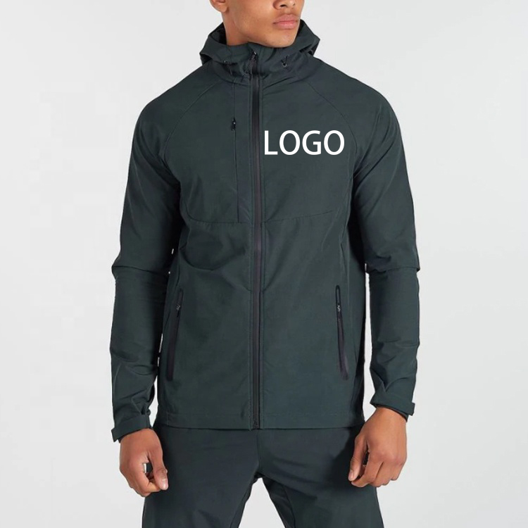 New Herren Sports Winddichte Frühlingsjacke Anpassung