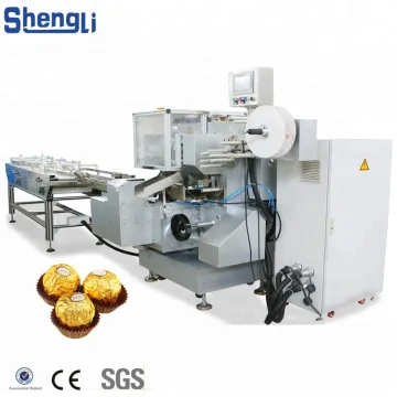 Wrapping Machine for Premium Coated Chocolates like Ferrero Rocher and Tresor Dore