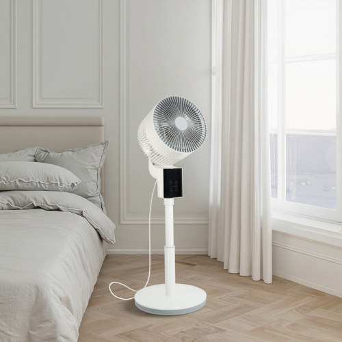 12 Hours Timing 3 Wind Gears White Fan with Remote Control