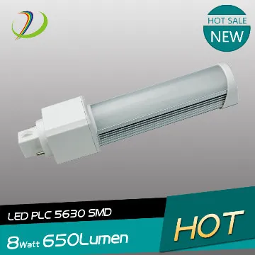 8W high power 8w pl bulb light G23/G24/E27