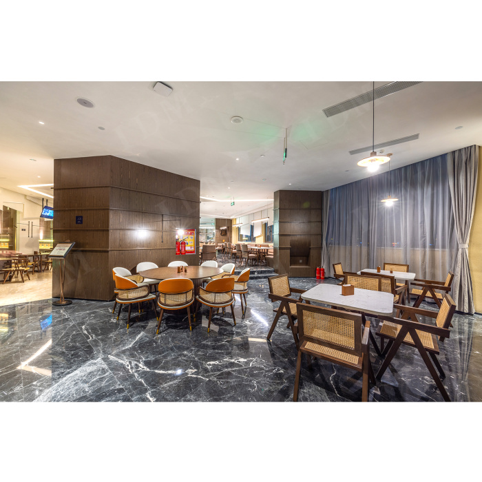 Colecciones de mesa y silla de mármol para restaurantes