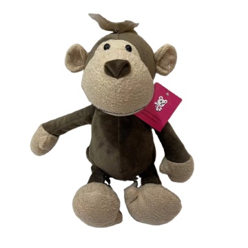 Customizable Factory Plush Brown Monkey Toy - 19cm Soft Stuffed Animal for Kids