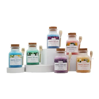 Hot Selling Private Label Spa Detox Body & Foot Bath Soak Sea Salt Scrub