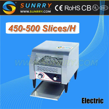 Commercial table top electric conveyor glass bread toaster machine