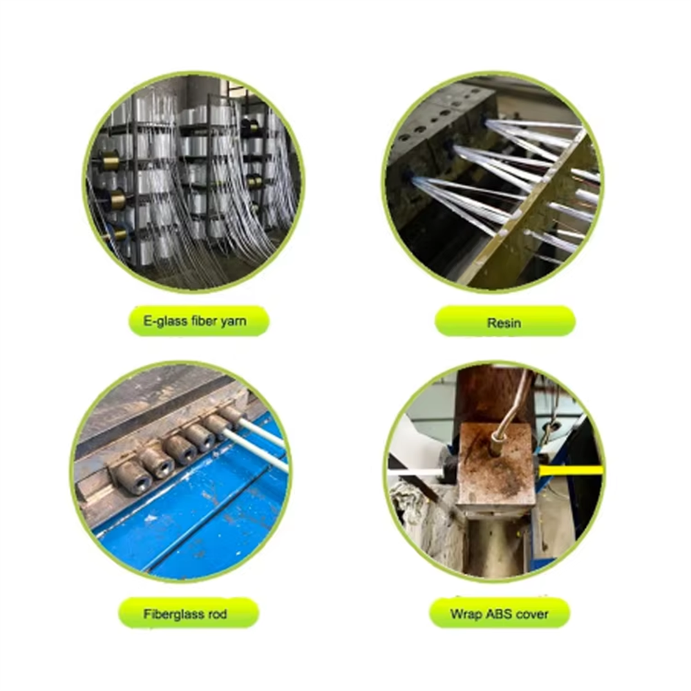 push rod for cable pulling