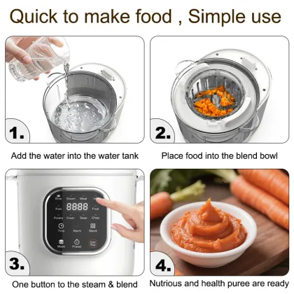 Multifunctional baby food mixer