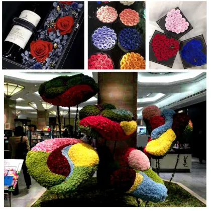 2022 New Product Ideas: Preserved Eternal Flower Rose Heads for Girlfriend