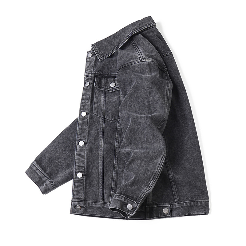 Mens Jeans Jacket Black 