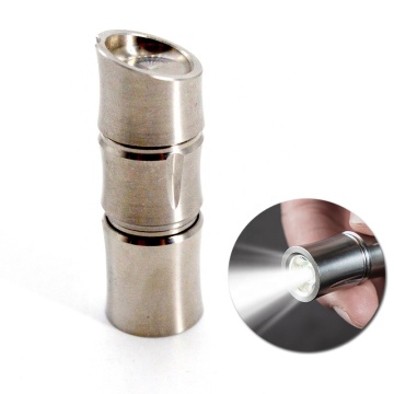 150 Lumen mini Rechargeable LED titanium Keychain Flashlight