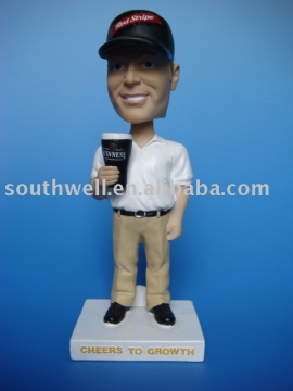 Bobble head,polyresin crafts , 19 cm high--cooperate gifts